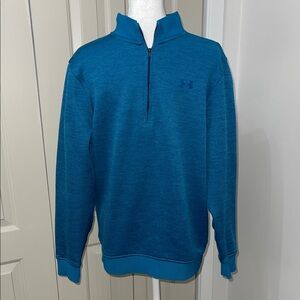 Under Armour Men's Teal Zip-Up Sweater